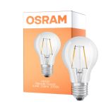 Osram Classic LED E27 Pera Filamento Chiara 2.2W 250lm - 827 Bianco Molto Caldo | Dimmerabile - Sostitutiva 25W