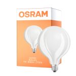 Osram Retrofit LED E27 Globe Filamento Ghiaccio 7W 806lm - 827 Bianco Molto Caldo | Sostitutiva 60W