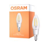 Osram Superstar Classic LED E14 Candela Filamento Chiara 4W 470lm - 822-827 Dim To Warm | Dimmerabile - Sostitutiva 40W