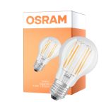 Osram LED Superstar E27 Pera Filamento Chiara 7.5W 1055lm - 927 Bianco Molto Caldo | Miglior Resa Cromatica - Dimmerabile - Sostitutiva 75W