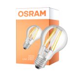 Osram Classic LED E27 Pera Filamento 2.5W 525lm - 830 Bianco Molto Caldo