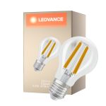 Ledvance Classic LED E27 Pera Filamento Chiara 2.2W 470lm - 827 Bianco Molto Caldo | Dimmerabile - Sostitutiva 40W