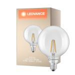 Ledvance Classic LED Globe LED E27 Globe Filamento Chiara 5.9W 806lm - 827 Bianco Molto Caldo | Sostitutiva 60W