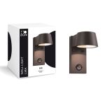 D'Lite Luce Da Parete Lira Nero 7W 600lm 830 Luce Calda -  | IP54 - Sensore Di Movimento
