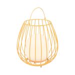 Nordlux Lampada Da Tavolo Jim To-Go Portable Batteria Metallo Arancione 3W 300lm - 827 Bianco Molto Caldo | A 3 Livelli Dimmerabile 