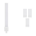 Confezione Multipack 10x Osram Dulux-S LED 6W - 830 Luce Calda -  | 2-Pin - Sostitutiva 18W