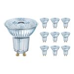Confezione Multipack 10x Osram Performance Faretti LED Riflettore GU10 PAR16 4.5W 350lm 36D - 940 Bianco Freddo | Miglior Resa Cromatica - Dimmerabile - Sostitutiva 50W