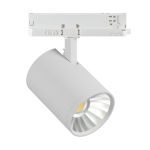 Noxion Luce A Binario LED 3 Fasi Delta Pro Aluminium Bianca 40W 4900lm 36D - 930-940-957 CCT | UGR <19