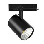 Noxion Luce A Binario LED 3 Fasi Delta Pro Aluminium Nero 40W 4900lm 36D - 930-940-957 CCT | UGR <19