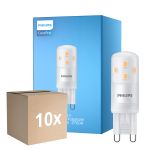 Confezione Multipack 10x Philips CorePro LED Capsule G9 Ghiaccio 2.7W 300lm - 827 Bianco Molto Caldo | Dimmerabile - Sostitutiva 25W