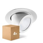 Confezione Multipack 4x Noxion Faretti LED Forza Bianca 35W 3000lm 36D - 930 Luce Calda -  | 168mm - Miglior Resa Cromatica
