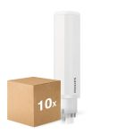 Confezione Multipack 10x Philips CorePro PL-C LED 6.5W 700lm - 830 Luce Calda -  | 4-Pin - Sostitutiva 18W