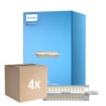 Confezione Multipack 4x Philips Corepro LED Lineair R7s 118mm 14W 2000lm - 840 Bianco Freddo | Dimmerabile - Sostitutiva 120W