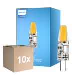 Confezione Multipack 10x Philips LED Capsula CorePro G4 Chiara 1.7W 200lm - 827 Bianco Molto Caldo | Sostitutiva 20W