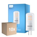 Confezione Multipack 10x Philips CorePro LED Capsula G4 Ghiaccio 2.1W 210lm - 827 Bianco Molto Caldo | Dimmerabile - Sostitutiva 20W