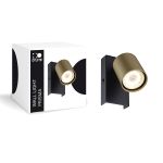 D'Lite Luce Da Parete Prisma Metallo Oro | IP20 - Adatto per 1x GU10
