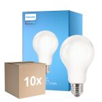 Confezione Multipack 10x Philips Corepro LED Bulbo E27 Pera Ghiaccio 13W 2000lm - 827 Bianco Molto Caldo | Sostitutiva 120W