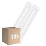 Confezione Multipack 10x Osram Dulux-F LED 12W 1500lm - 840 Bianco Freddo | 4-Pin - Sostitutiva 24W