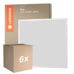 Confezione Multipack 6x Ledvance Pannello A LED Eco 36W 3600lm - 840 Bianco Freddo | 60X60cm - UGR <19