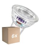 Confezione Multipack 6x Osram Faretti LED GU10 PAR16 4.7W 850lm 100D - 827 Bianco Molto Caldo