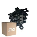 Confezione Multipack 25x Noxion GST - Compatibile Distributor - 1 Maschio + 5 Femmina - 3 pole 1,5mm2