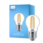 Philips Corepro LED Lustre E27 Sferica Filamento Chiara 6.5W 806lm - 827 Bianco Molto Caldo | Sostitutiva 60W