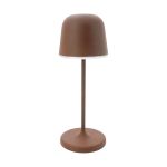 Eglo Lampada Da Tavolo Mannera-S Aluminium Arrugginito 1W 170lm - 825-830-840 CCT | IP54 - Touch Dimmerabile - USB-C