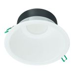 Philips Downlight LED Coreline DN142B Aluminium Bianca 10.7W 1200lm 60D - 840 Bianco Freddo | Ritaglio 155mm - IP54 - Dimmerabile - Bianca Riflettore