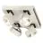 SLV Kalu Quadruple Parete e Luce da soffitto Aluminium Bianca Piazza 60W 4000lm - 830 Luce Calda -  | Dimmerabile 