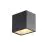 SLV Sitra Cube Luce Da Parete Aluminium Grigio 11W 1270lm - 840 Bianco Freddo | Esterni - IP65