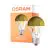 Osram Classic LED E27 Pera Filamento Mirror Oro 6.5W 650lm - 827 Bianco Molto Caldo | Sostitutiva 50W