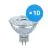 Confezione Multipack 10x Osram Performance Faretti LED Riflettore GU5.3 MR16 5W 345lm 36D - 930 Luce Calda -  | Miglior Resa Cromatica - Dimmerabile - Sostitutiva 35W
