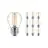 Confezione Multipack 10x Philips Master Value LED Lustre E27 Sferica Filamento Chiara 3.4W 470lm - 927 Bianco Molto Caldo | Miglior resa cromatica - Dimmerabile - Sostitutiva 40W