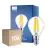 Confezione Multipack 10x Philips Master Value LED Lustre E14 Sferica Filamento Chiara 3.4W 470lm - 927 Bianco Molto Caldo | Miglior Resa Cromatica - Dimmerabile - Sostitutiva 40W