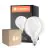 Confezione Multipack 6x Ledvance LED Classic E27 Globe Ghiaccio 11W 1521lm - 827 Bianco Molto Caldo | Dimmerabile - Sostitutiva 100W