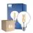 Confezione Multipack 6x Philips MASTER Value LED Globe E27 93mm Filamento Chiara 5.9W 806lm - 922-927 Bianco Molto Caldo | Miglior Resa Cromatica - Dimmerabile - Sostitutiva 60W