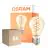 Confezione Multipack 6x Osram Vintage 1906 LED Classic Slim E27 Pera Filamento Oro 8W 806lm - 922 Bianco Molto Caldo | Miglior Resa Cromatica - Dimmerabile - Sostitutiva 60W