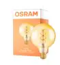 Osram Vintage 1906 LED E27 Globe Filamento Goud 125mm 4W 300lm - 820 Zeer Warm Wit | Dimbaar - Vervangt 28W