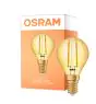 Osram Vintage 1906 LED E14 Sferica Filamento Oro 2.5W 220lm - 824 Bianco Molto Caldo | Sostitutiva 25W
