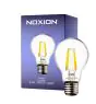 Noxion Lucent LED E27 Pera Filamento Chiara 8.5W 1055lm - 827 Bianco Molto Caldo | Dimmerabile - Sostitutiva 75W