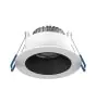 Noxion Faretti LED Ares Profondo Bianca 6W 540lm 927-940 3CCT - con Inner Il Anello Nero | Ritaglio 68mm