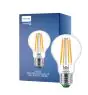 Philips MASTER LED Bulbo Ultra Efficient E27 Pera Chiara 4W 840lm - 830 Luce Calda | Sostitutiva 60W