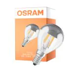Osram Classic LED E14 Sferica Filamento Chiara 4W 350lm - 827 Bianco Molto Caldo | Sostitutiva 31W