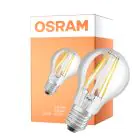 Osram Classic LED E27 Pera Filamento 2.5W 525lm - 830 Bianco Molto Caldo