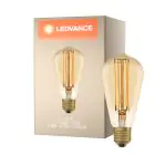 Ledvance Vintage 1906 LED E27 Edison Oro 5.8W 470lm - 822 Bianco Molto Caldo | Dimmerabile - Sostitutiva 40W