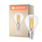 Ledvance Classic LED E14 Pera Filamento Chiara 3.4W 470lm - 827 Bianco Molto Caldo | Dimmerabile - Sostitutiva 40W