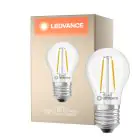 Ledvance Classic LED E27 Pera Filamento Chiara 1W 136lm - 827 Bianco Molto Caldo | Sostitutiva 15W