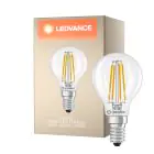 Ledvance Classic LED E14 Pera Filamento Chiara 3.4W 470lm - 827 Bianco Molto Caldo | Sostitutiva 40W