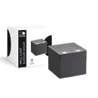 D'Lite Luce Da Parete Elingen Solar Nero Up & Down - 830 Luce Calda -  | IP54