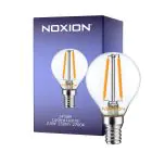 Noxion Lucent Lustre LED E14 Sferica Filamento Chiara 2.5W 250lm – Dimmerabile - Sostitutiva 25W